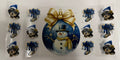 Blue snowman