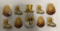 Gold Snowman